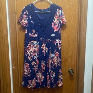 00 Torrid knee length flower Dress